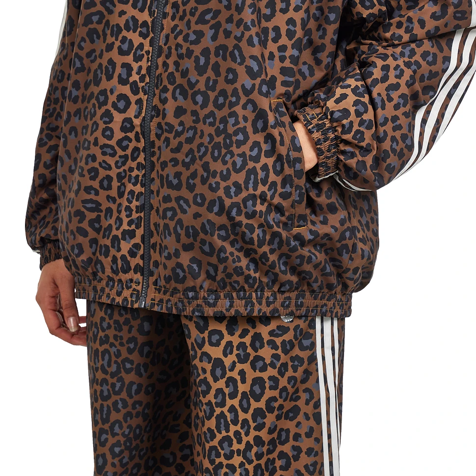 adidas - Leopard Firebird Oversized Track Top (Multicolor) | HHV