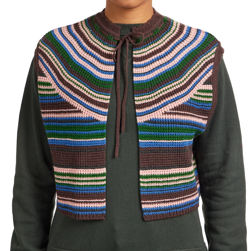 Beams Boy - Multi Striped Vest