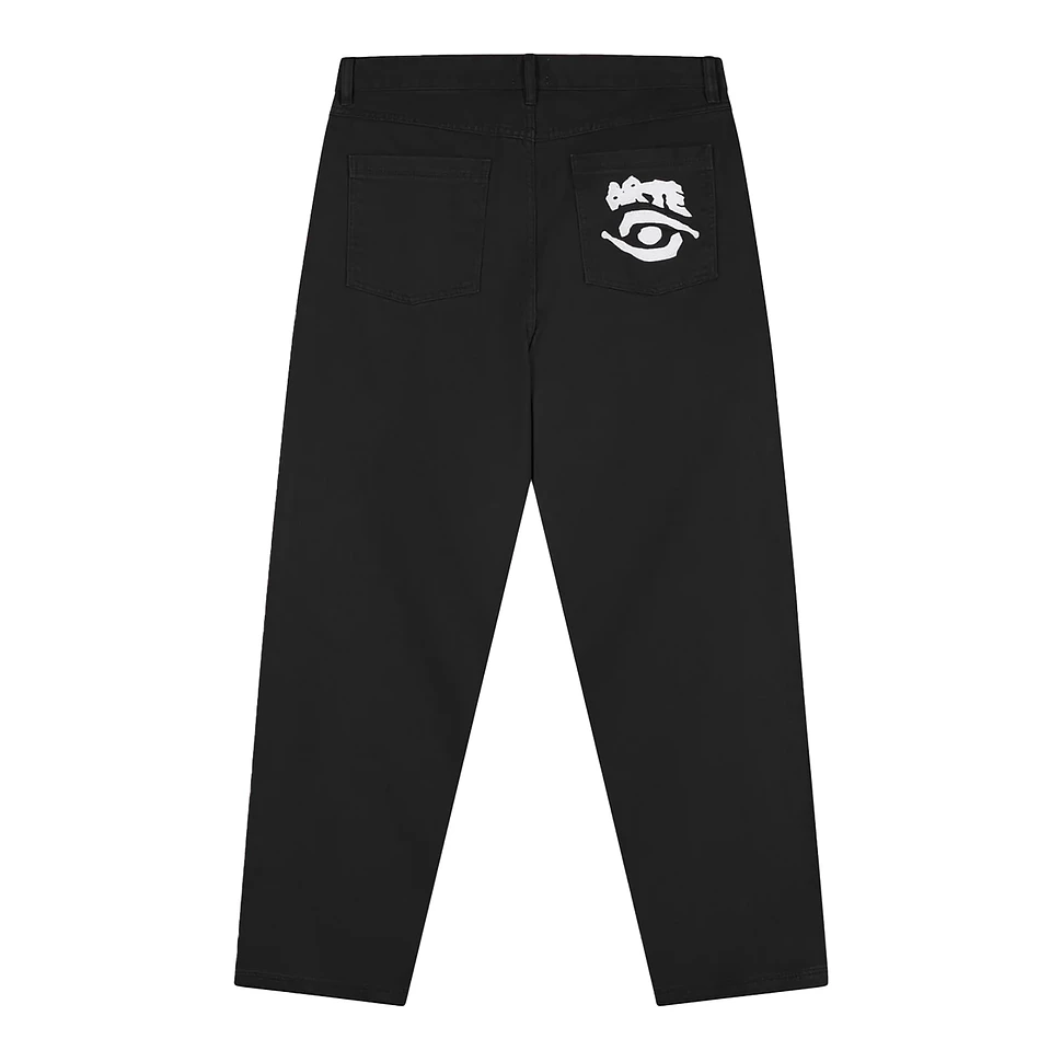 Arte Antwerp - Back Pocket Graphic Pants (Black) | HHV