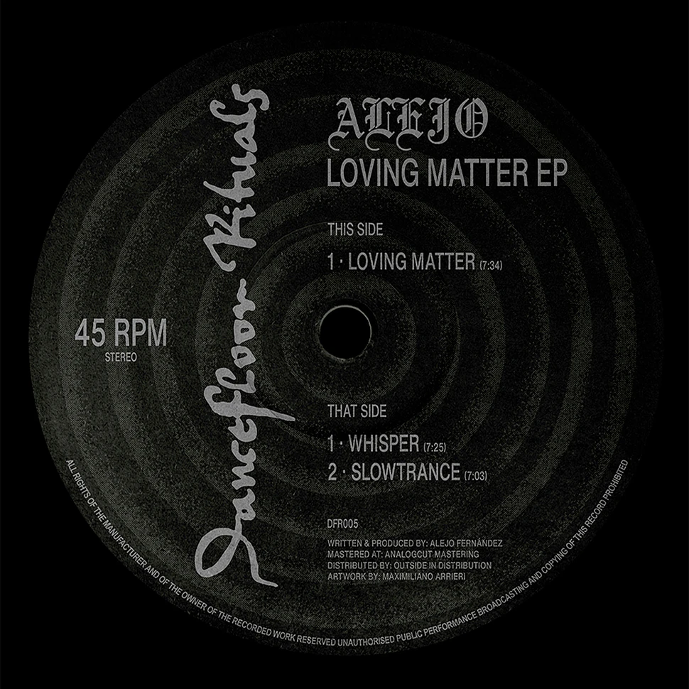 Alejo - Loving Matter