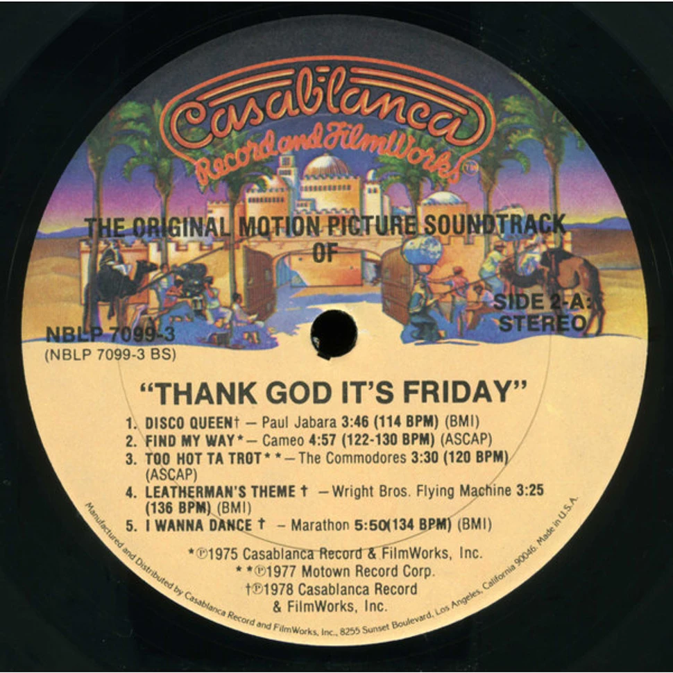 V.A. - OST Thank God It's Friday