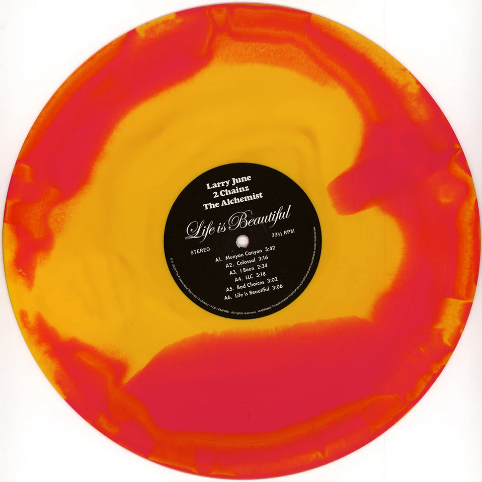 洋楽 LNDN DRGS Larry June LP Vinyl RED Aktive Vinyl LP (Exclusive Red Color Vinyl w/ Obi Strip