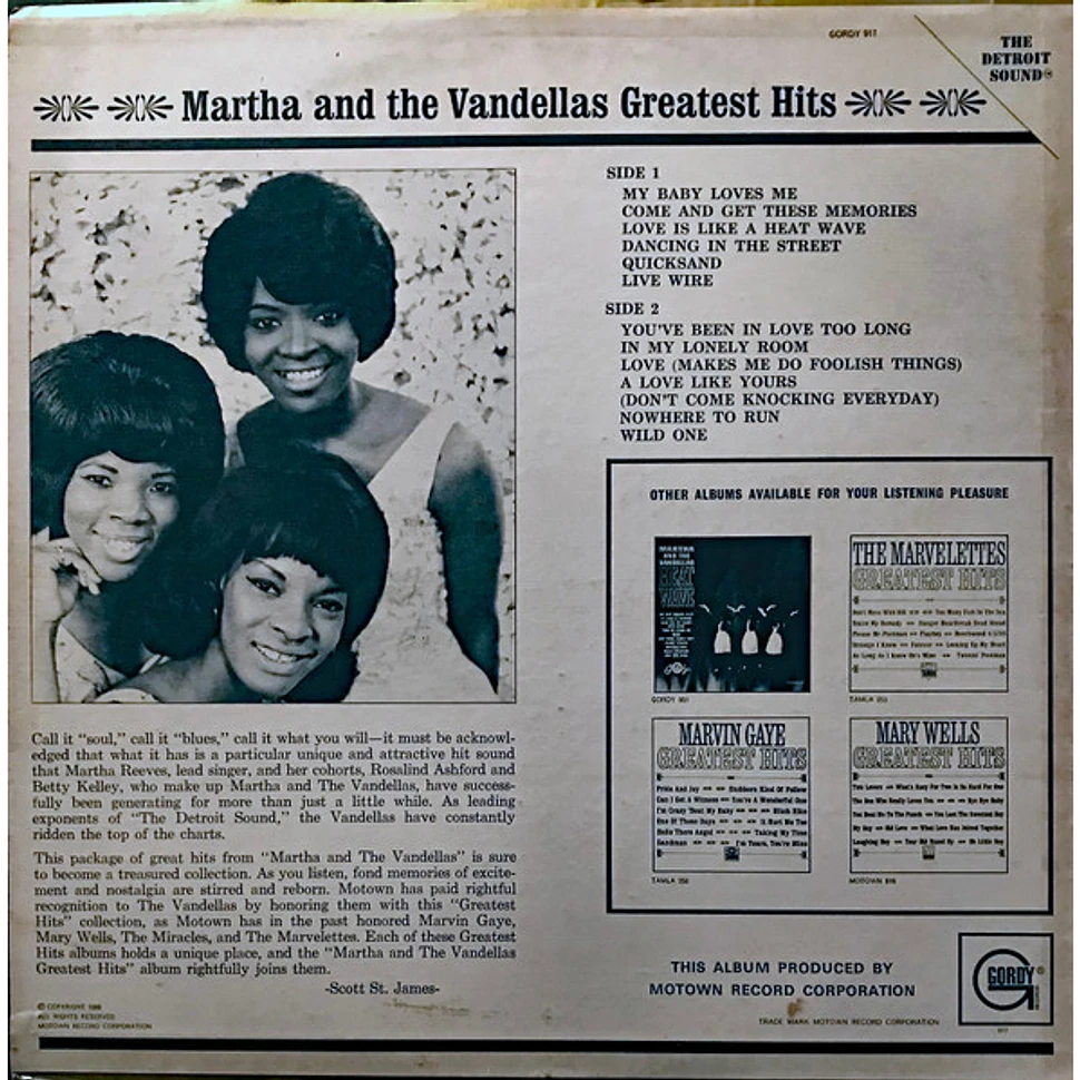 Martha Reeves & The Vandellas - Greatest Hits