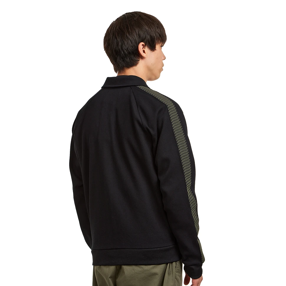 Fred Perry - Tennis Grip Taped Track Jacket (Black) | HHV