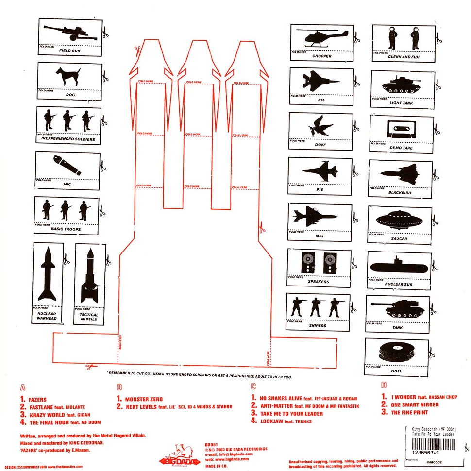 King Geedorah (MF DOOM) - Take Me To Your Leader