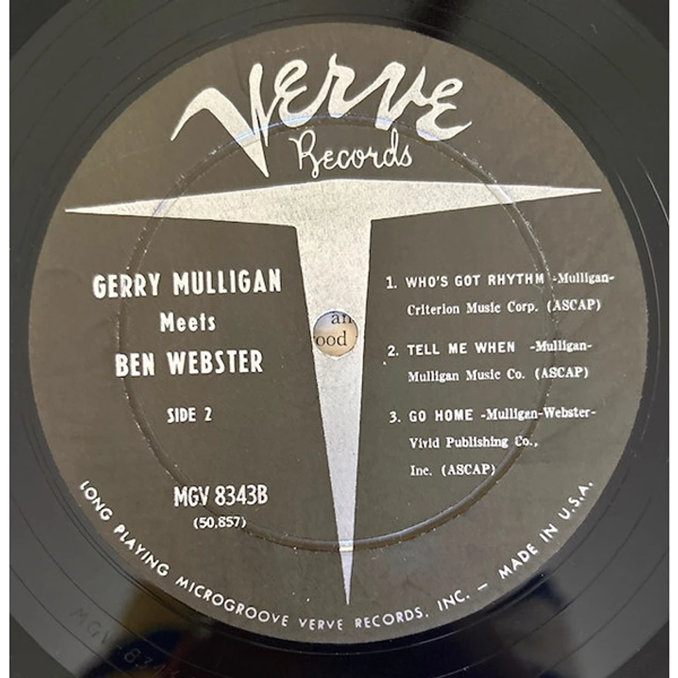 Gerry Mulligan Meets Ben Webster - Gerry Mulligan Meets Ben Webster