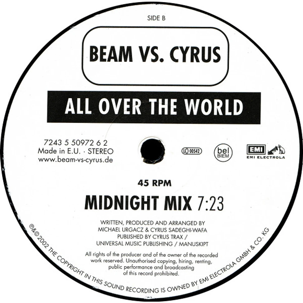 Beam vs. Cyrus - All Over The World