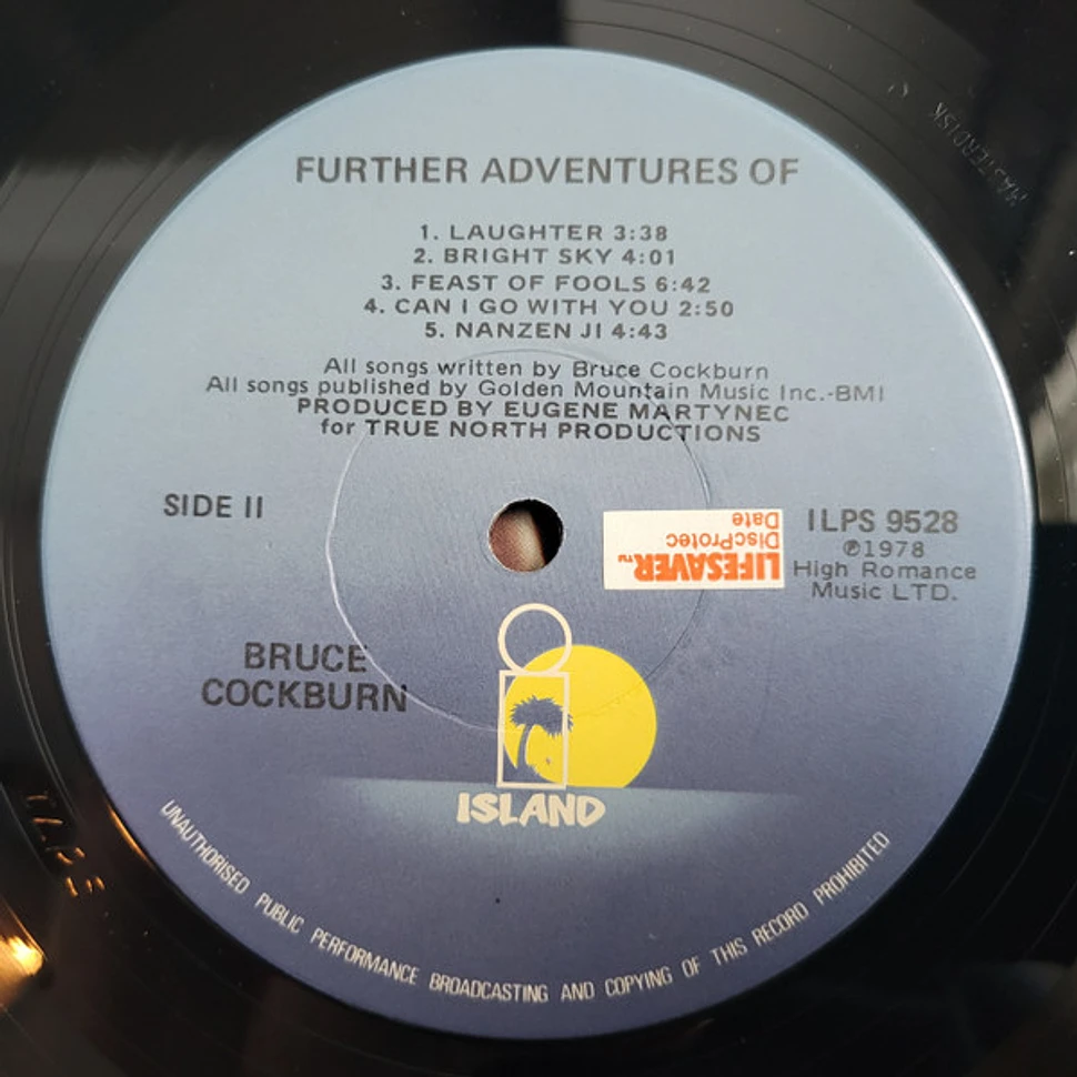 Bruce Cockburn - Further Adventures Of