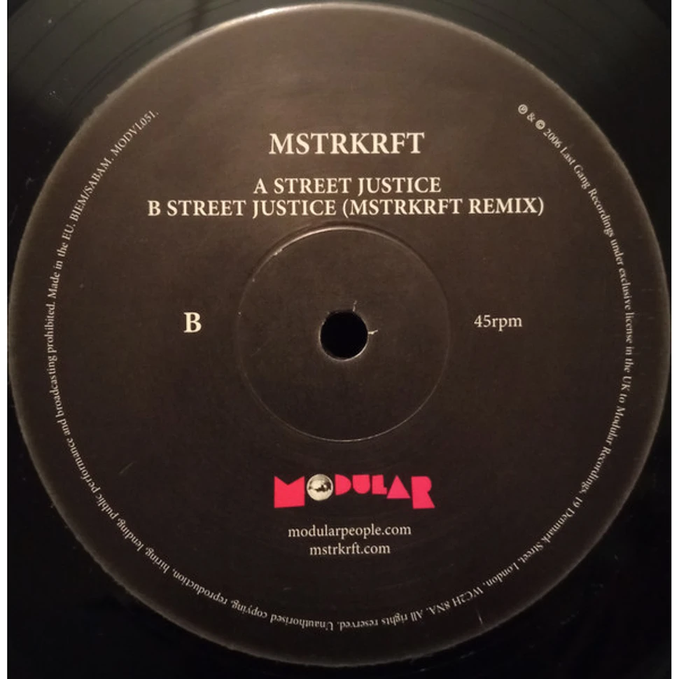 Mstrkrft - Street Justice