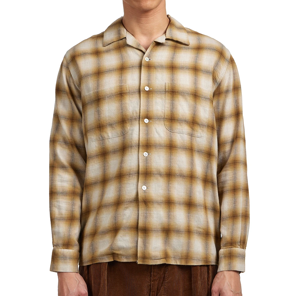 Beams Plus - Open Collar Ombre