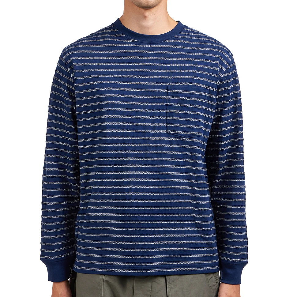 Beams Plus - Pocket Tee Jacquard Stripe