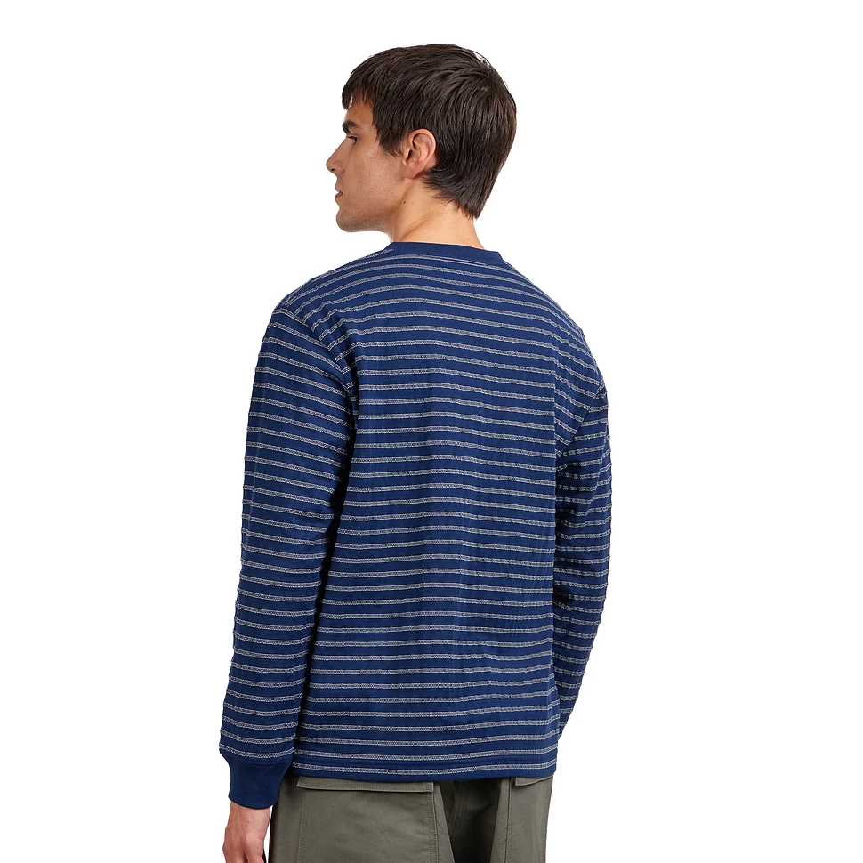Beams Plus - Pocket Tee Jacquard Stripe