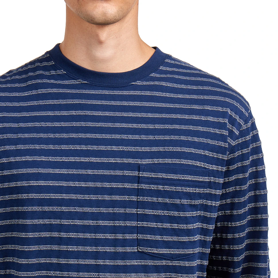 Beams Plus - Pocket Tee Jacquard Stripe