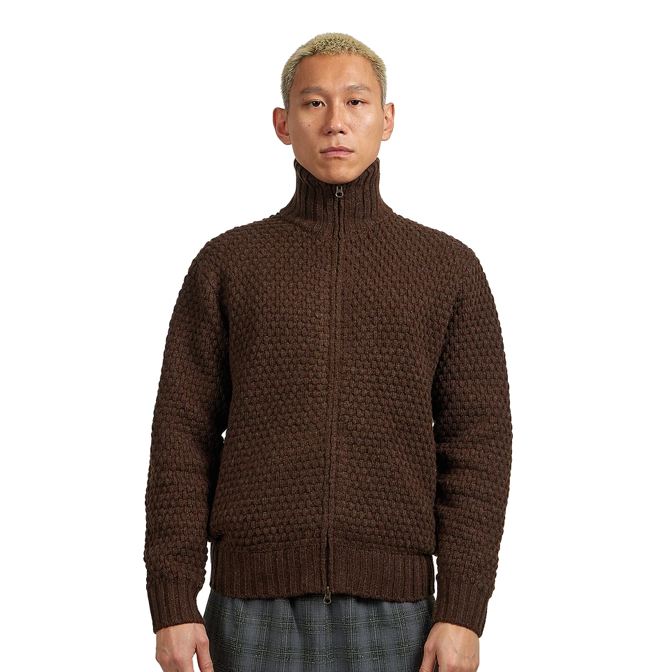 Beams Plus - Full Zip Style Popcorn Pattern