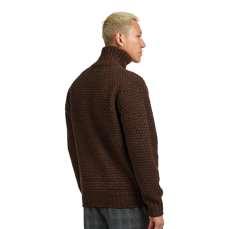Beams Plus - Full Zip Style Popcorn Pattern