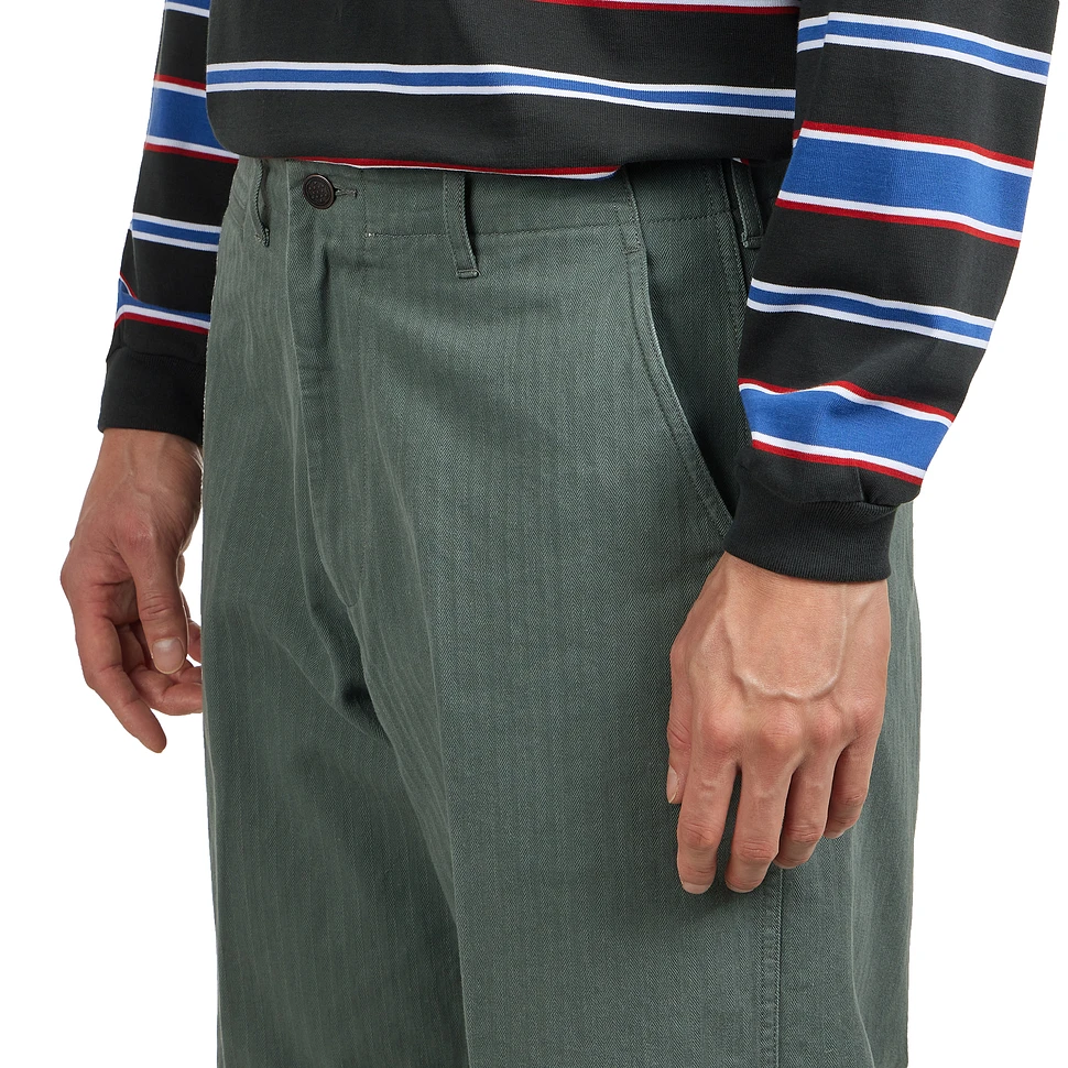 Beams Plus - Mil Trousers Herringbone (Sage) | HHV