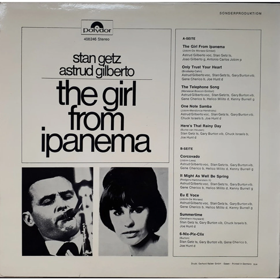 Stan Getz & Astrud Gilberto - The Girl From Ipanema