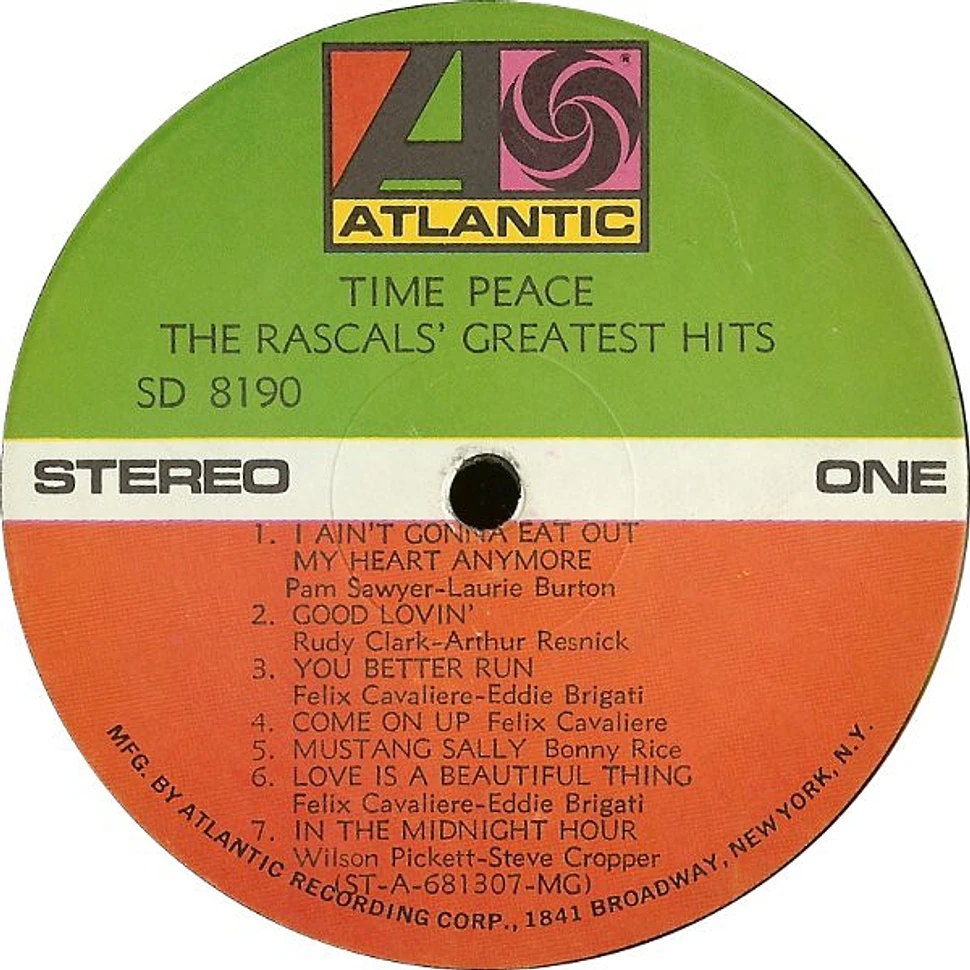 The Rascals - Time Peace: The Rascals' Greatest Hits