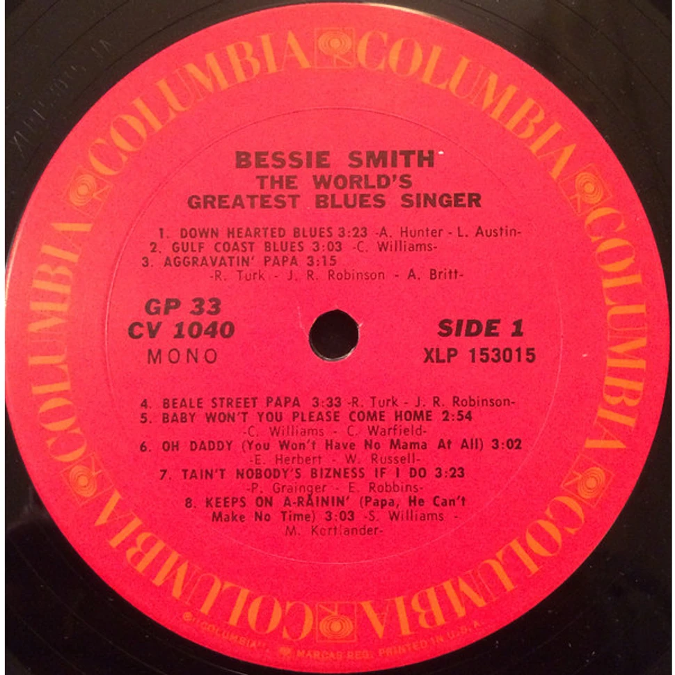 Bessie Smith - The World's Greatest Blues Singer