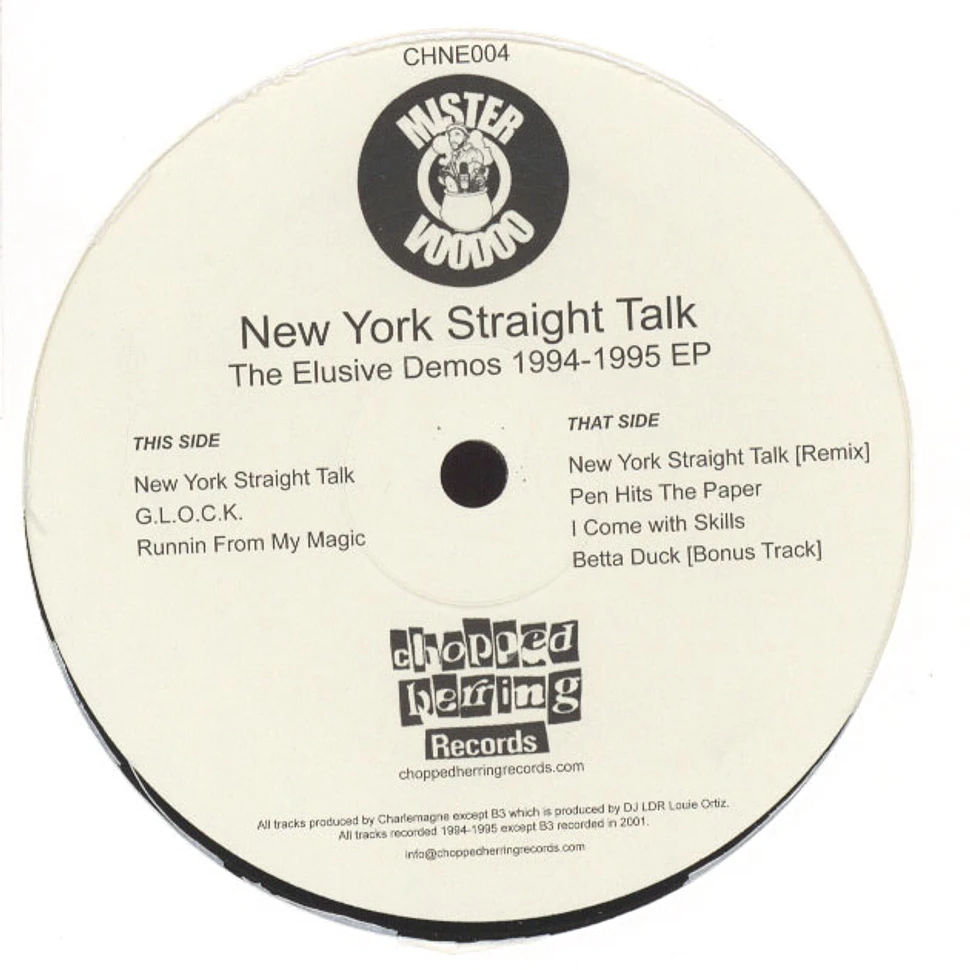 Mister Voodoo - New York Straight Talk: The Elusive Demo's EP