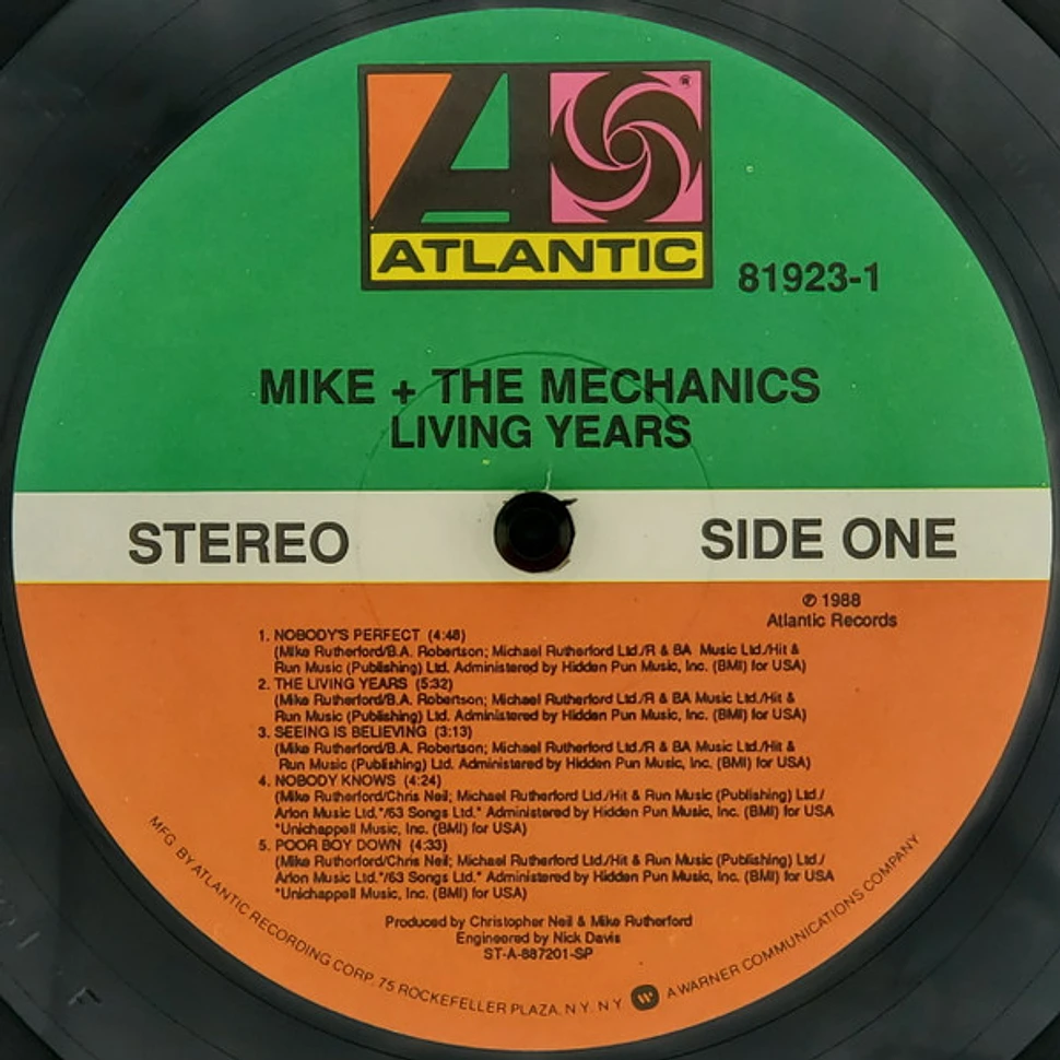 Mike & The Mechanics - Living Years