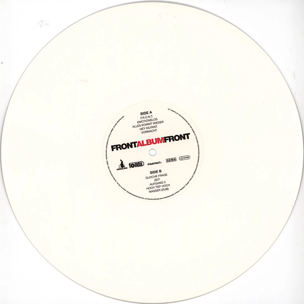 Front - Album HHV Exclusive White Vinyl Edition
