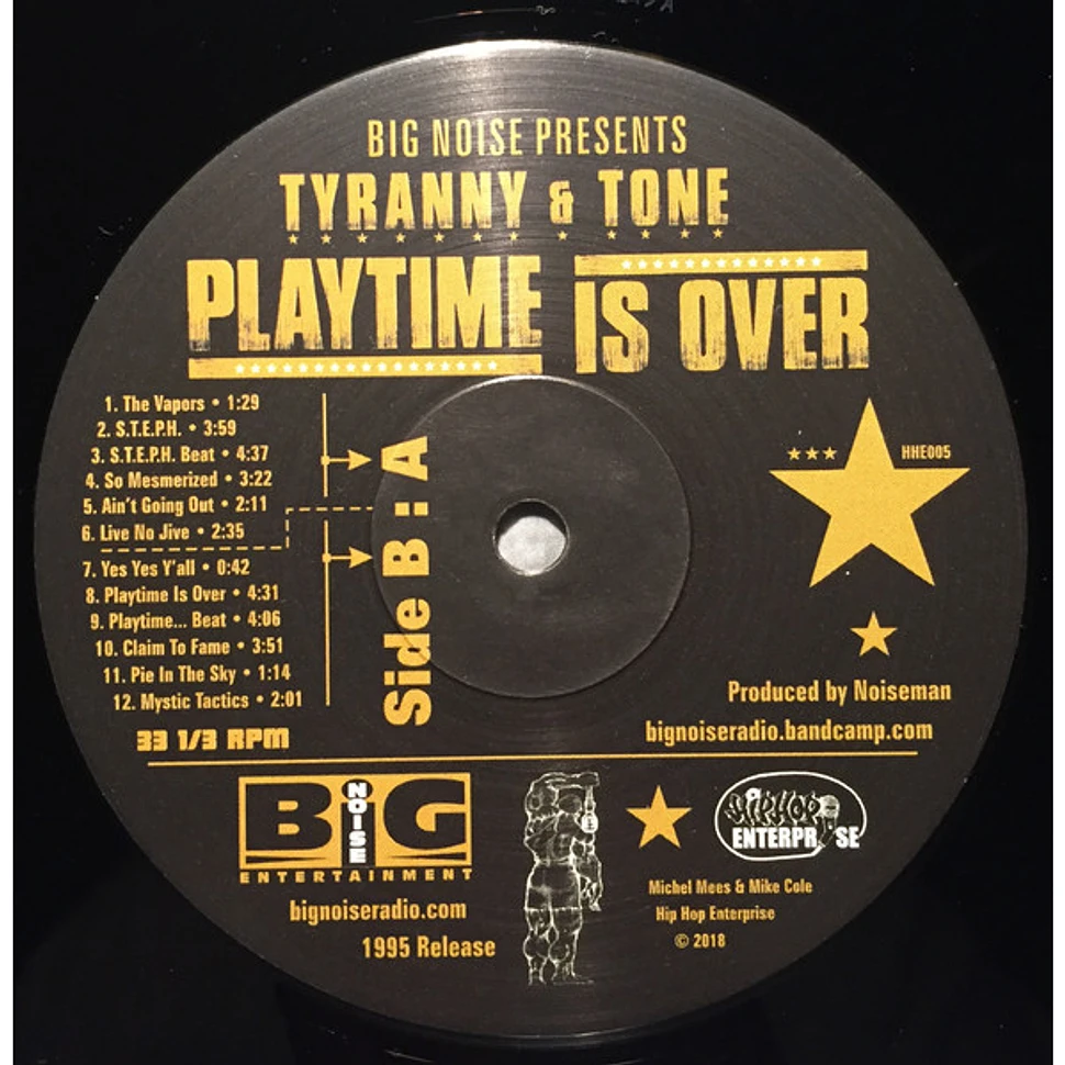 Tyranny & Tone - Playtime Is Over