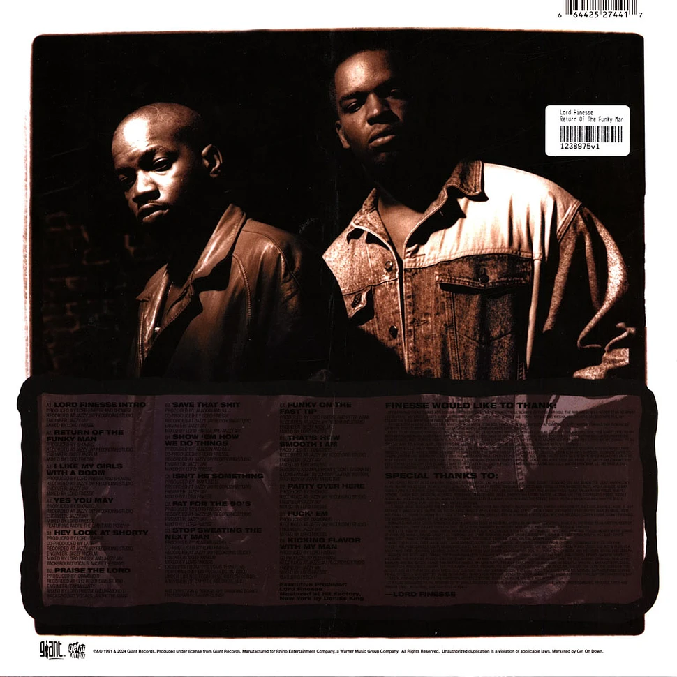 Lord Finesse - Funky Dope Maneuver EP Lord Finesse/Funky Dope