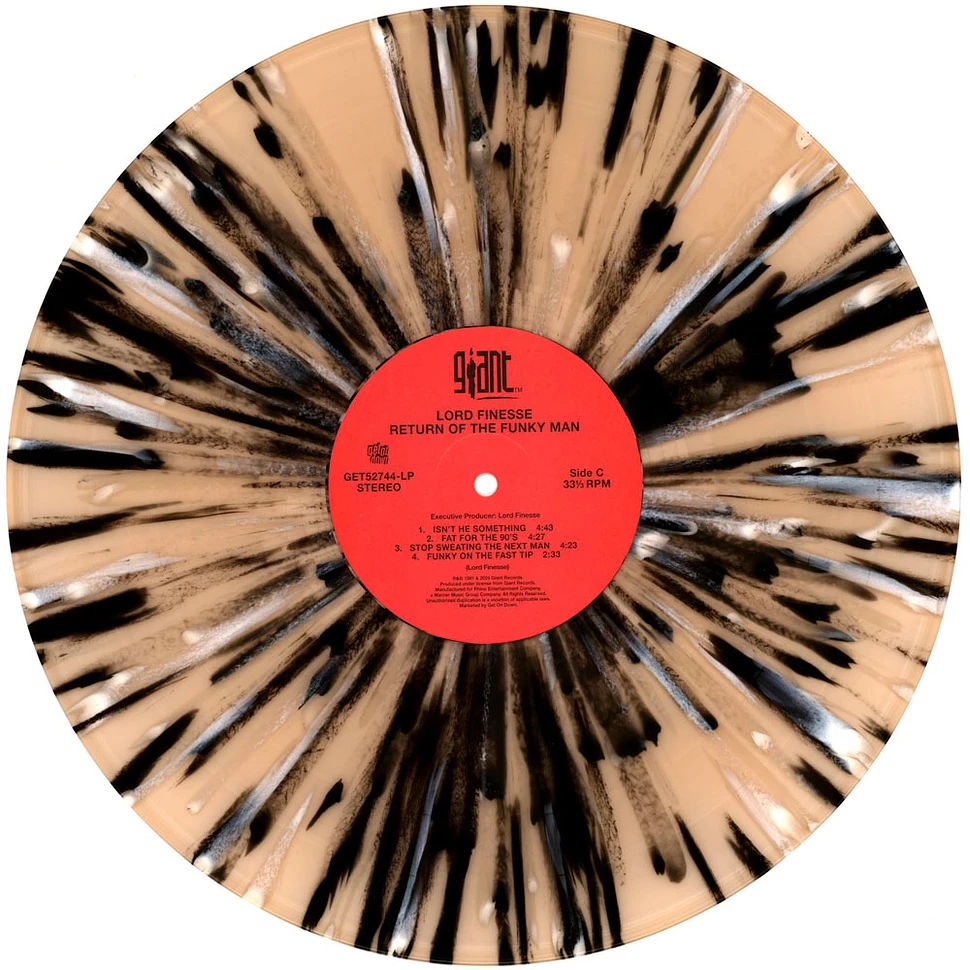 Lord Finesse - Return Of The Funky Man HHV EU Exclusive Splatter Vinyl Edition