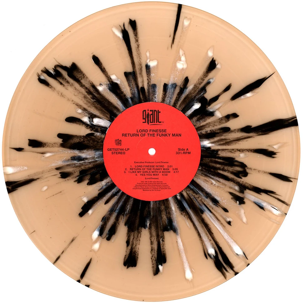 Lord Finesse - Return Of The Funky Man HHV EU Exclusive Splatter Vinyl Edition