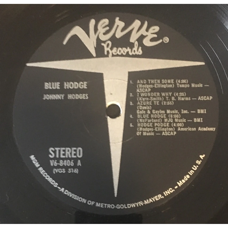 Johnny Hodges - Blue Hodge