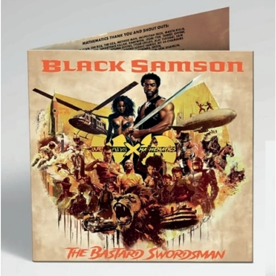 Wu-Tang & Mathematics - Black Samson, The Bastard Swordsman Limited Deluxe Edition