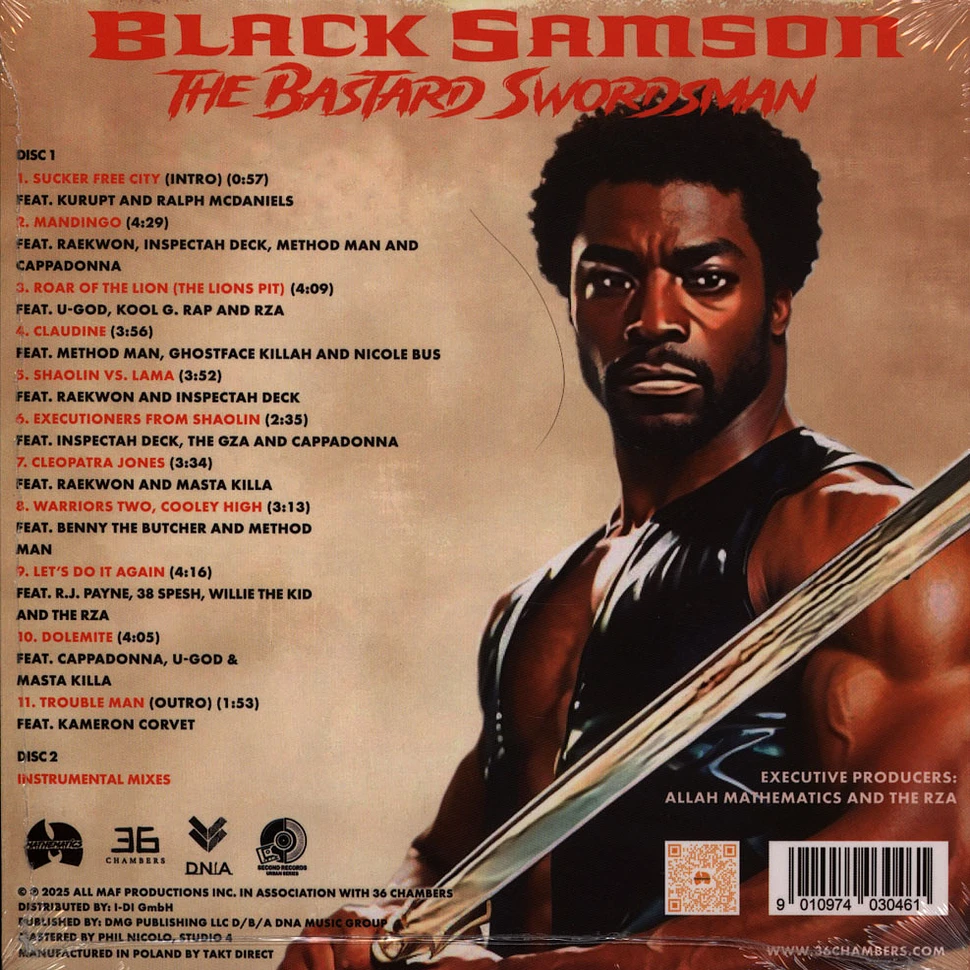 Wu-Tang X Mathematics - Black Samson, The Bastard Swordsman Limited Deluxe Edition