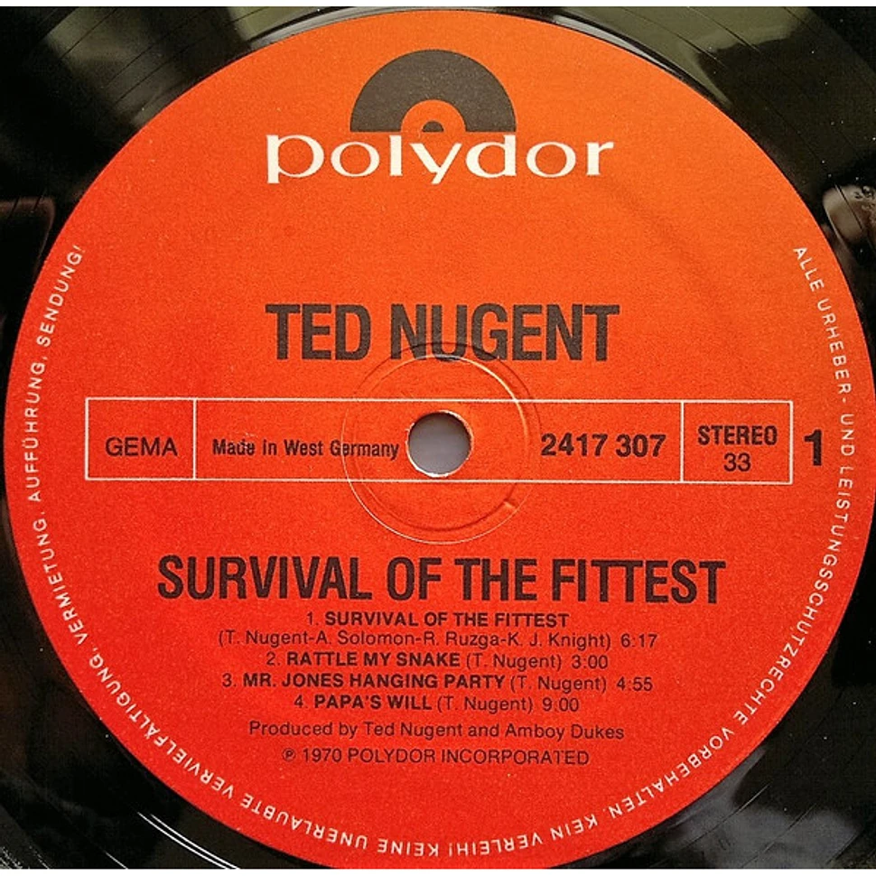 Ted Nugent - Survival Of The Fittest - Live