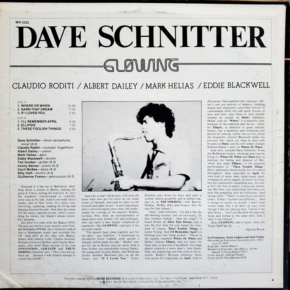 David Schnitter - Glowing