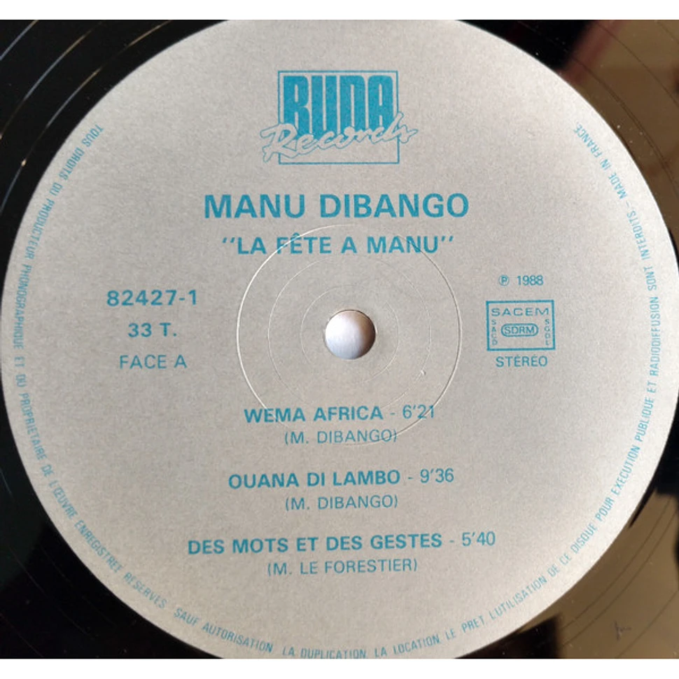 Manu Dibango - La Fete A Manu