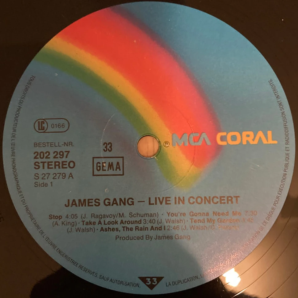 James Gang - Live In Concert