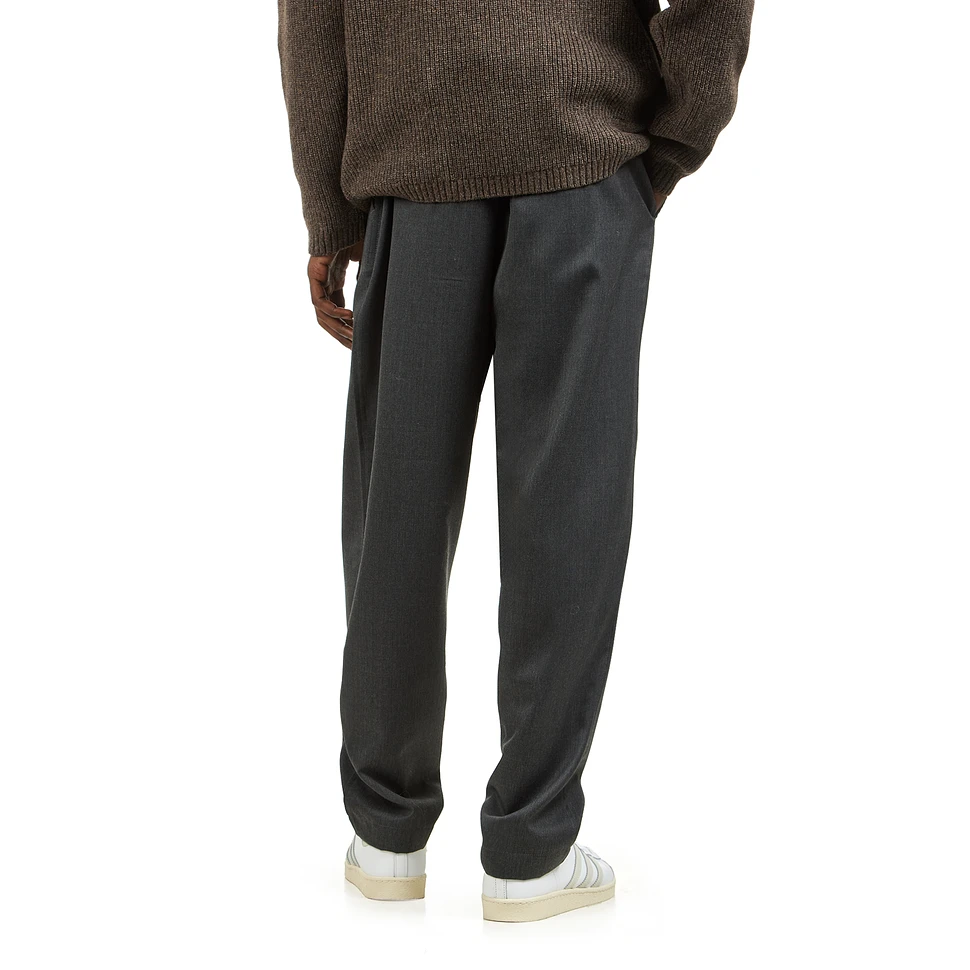 Universal Works - Pleated Track Pant (Charcoal) | HHV