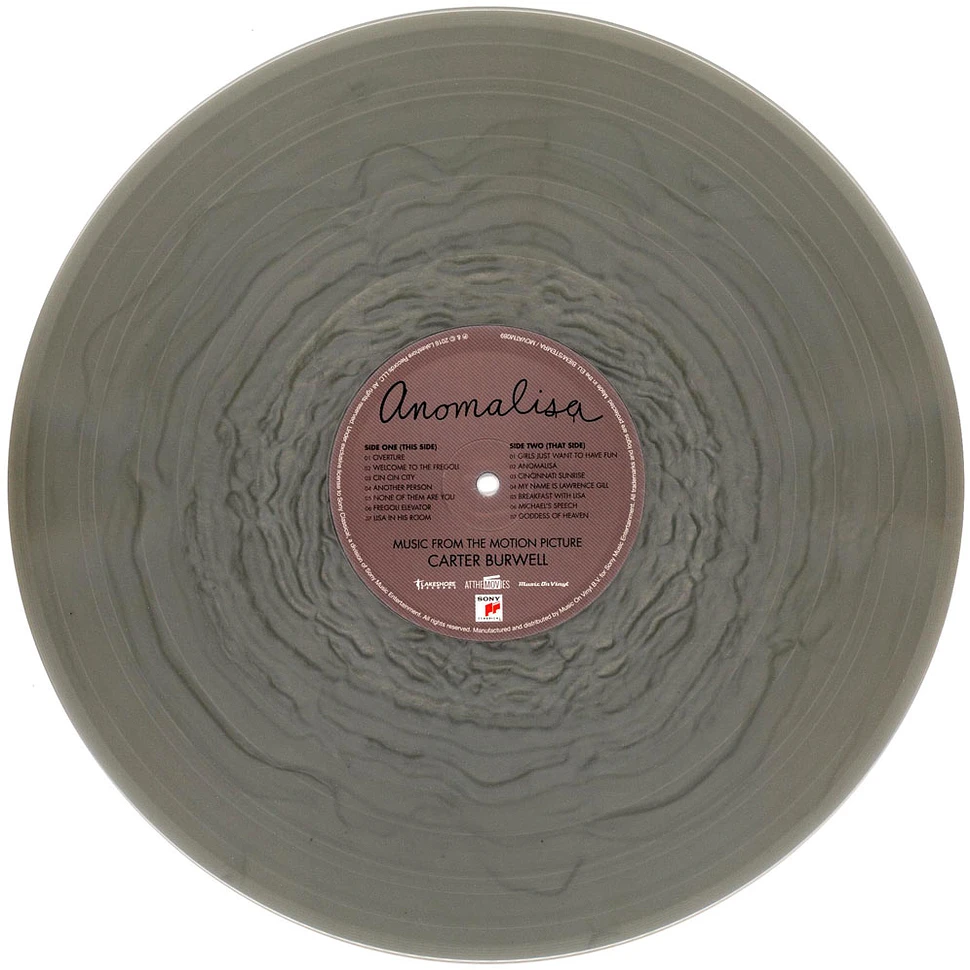V.A. - OST Anomalisa Carter Burwell Limited Silver Vinyl Edition