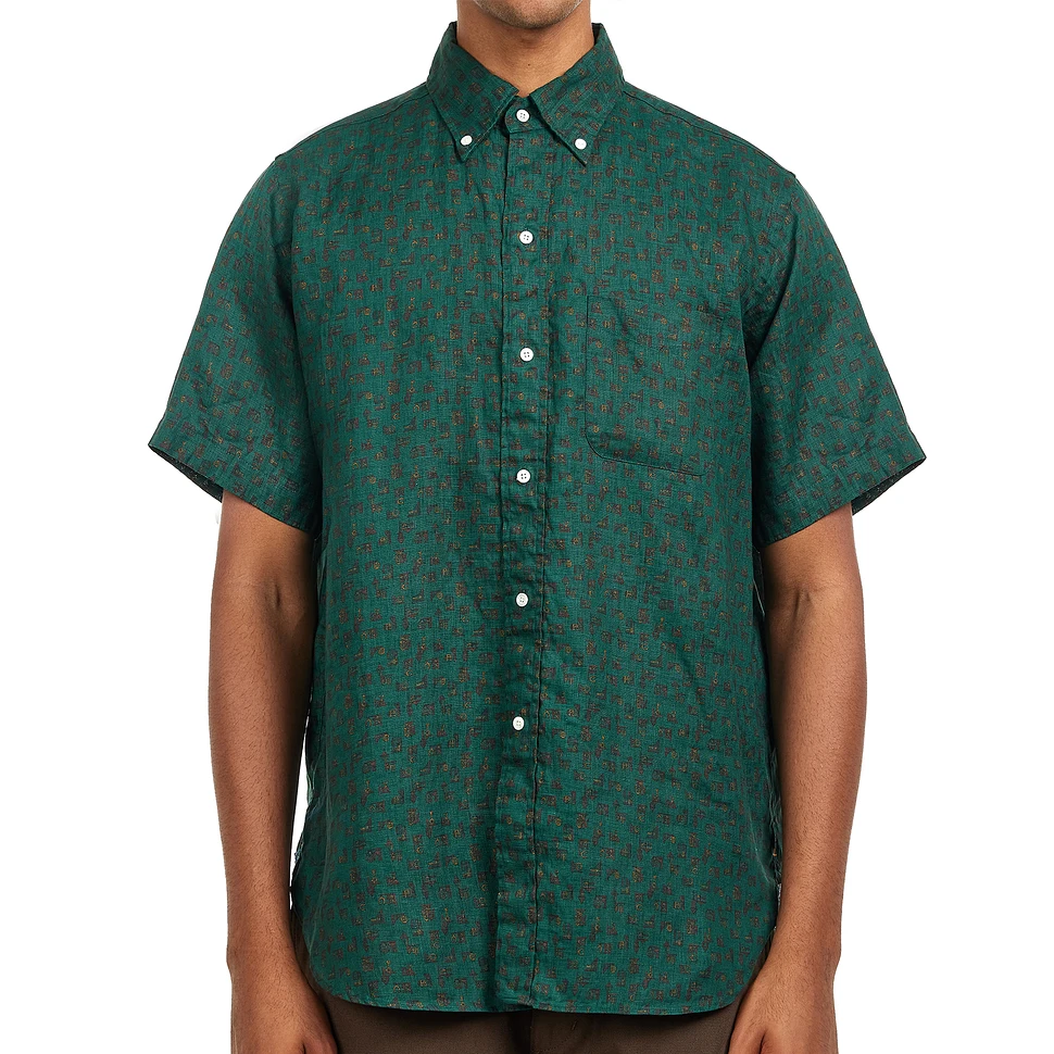 Beams Plus - B.D. Classic-Fit Linen Print