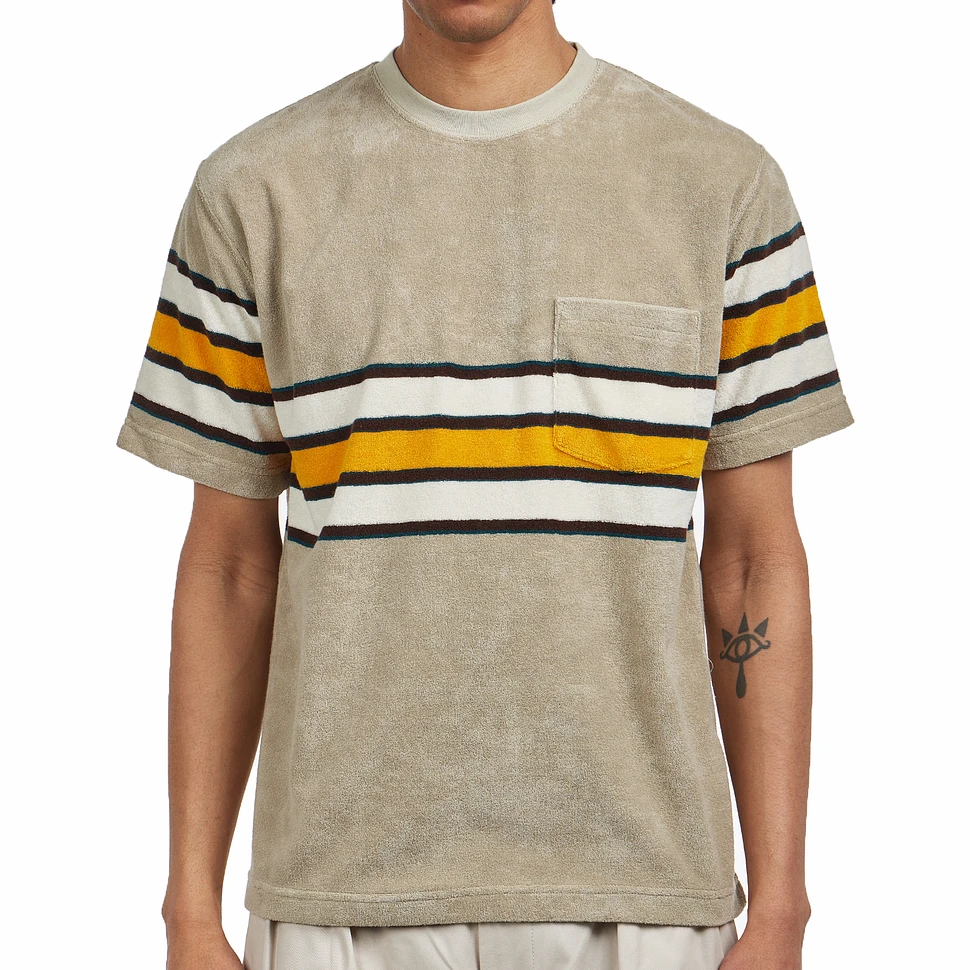 Beams Plus - Pocket Tee Stripe Pile