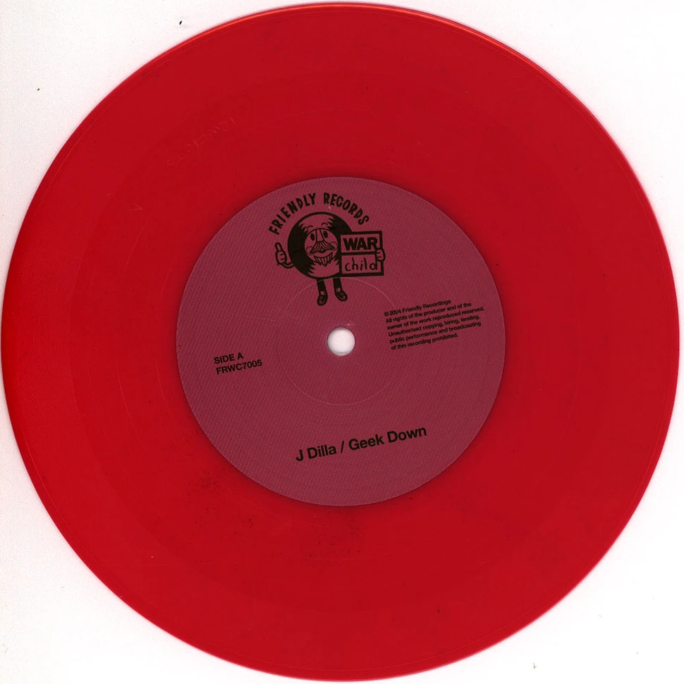 J Dilla - Geek Down / The Jimi Entley Show Theme Pink Vinyl Edition