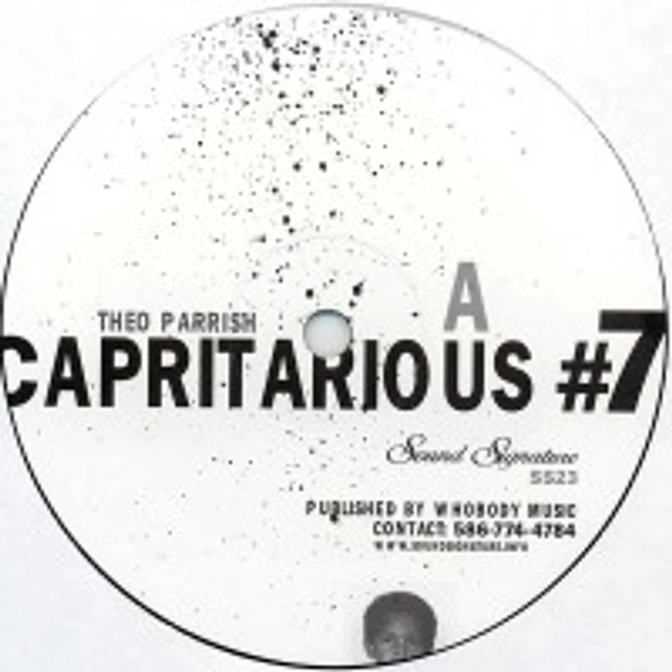 Theo Parrish - Capritarious #7 / Levels