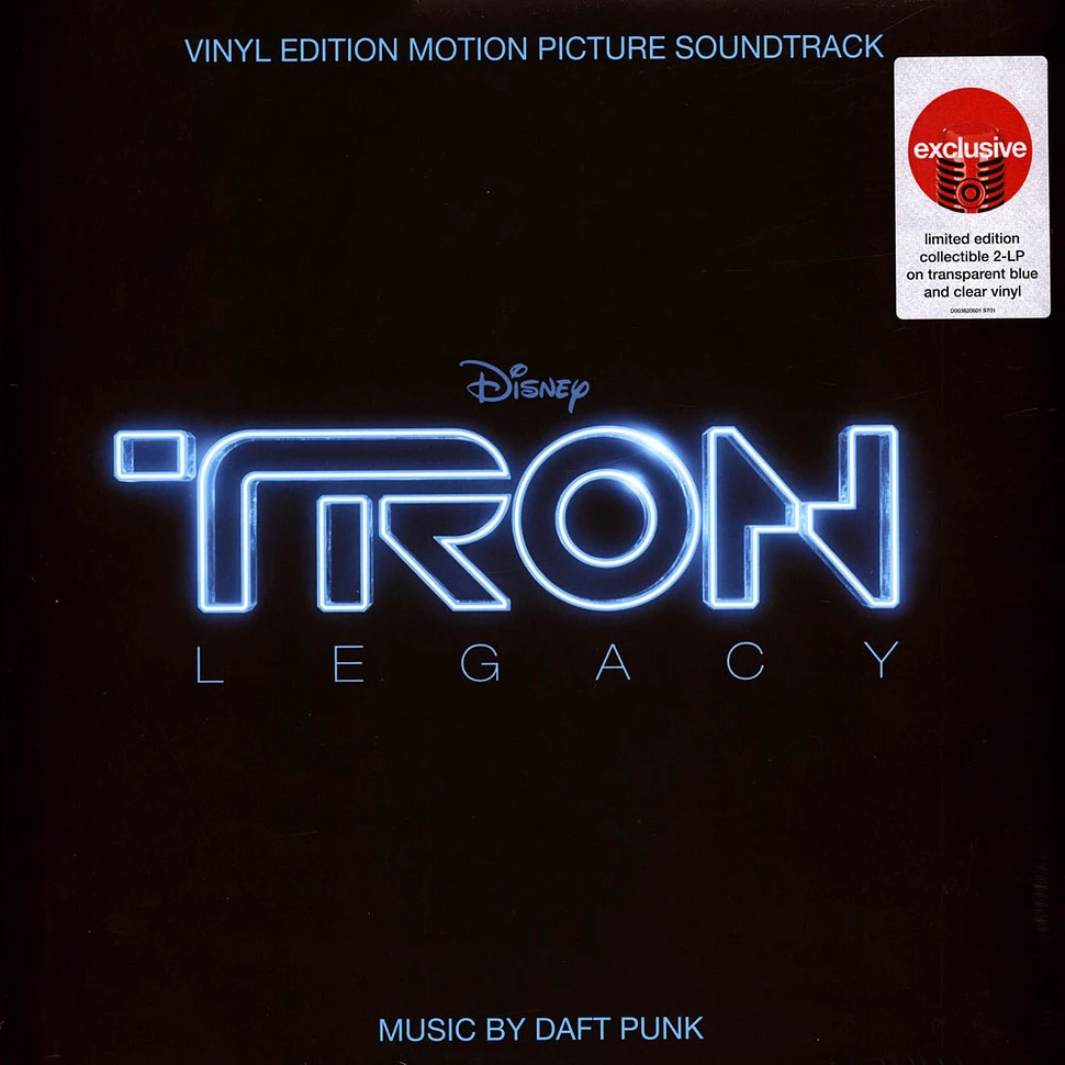 Daft Punk - OST Tron: Legacy Glow In The Dark Cover Transparent & Blue Vinyl Edition