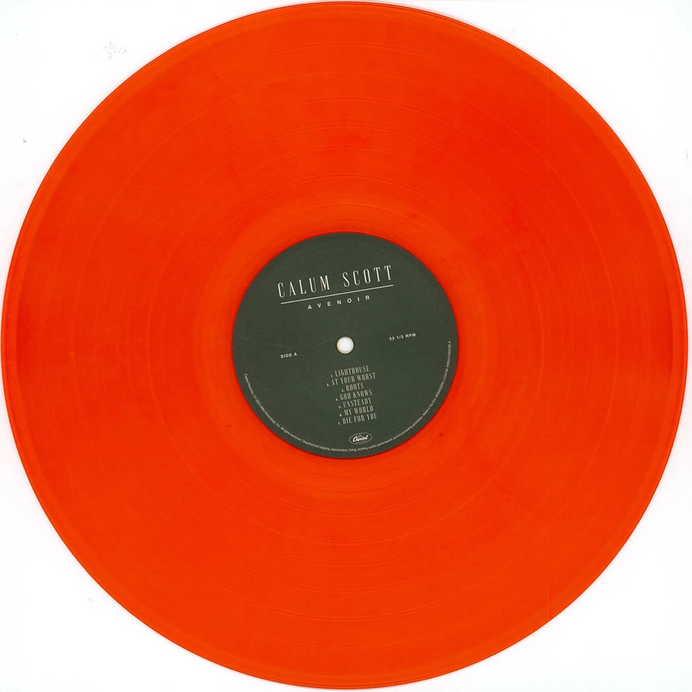 Calum Scott - Avenoir Orange Vinyl Edition