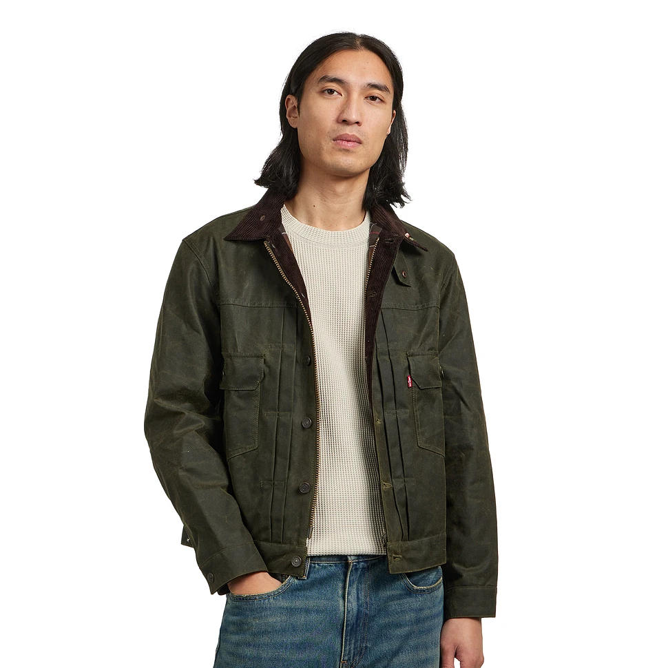 Barbour x Levi's® - Wachsjacke Type II (Archive Olive) | HHV