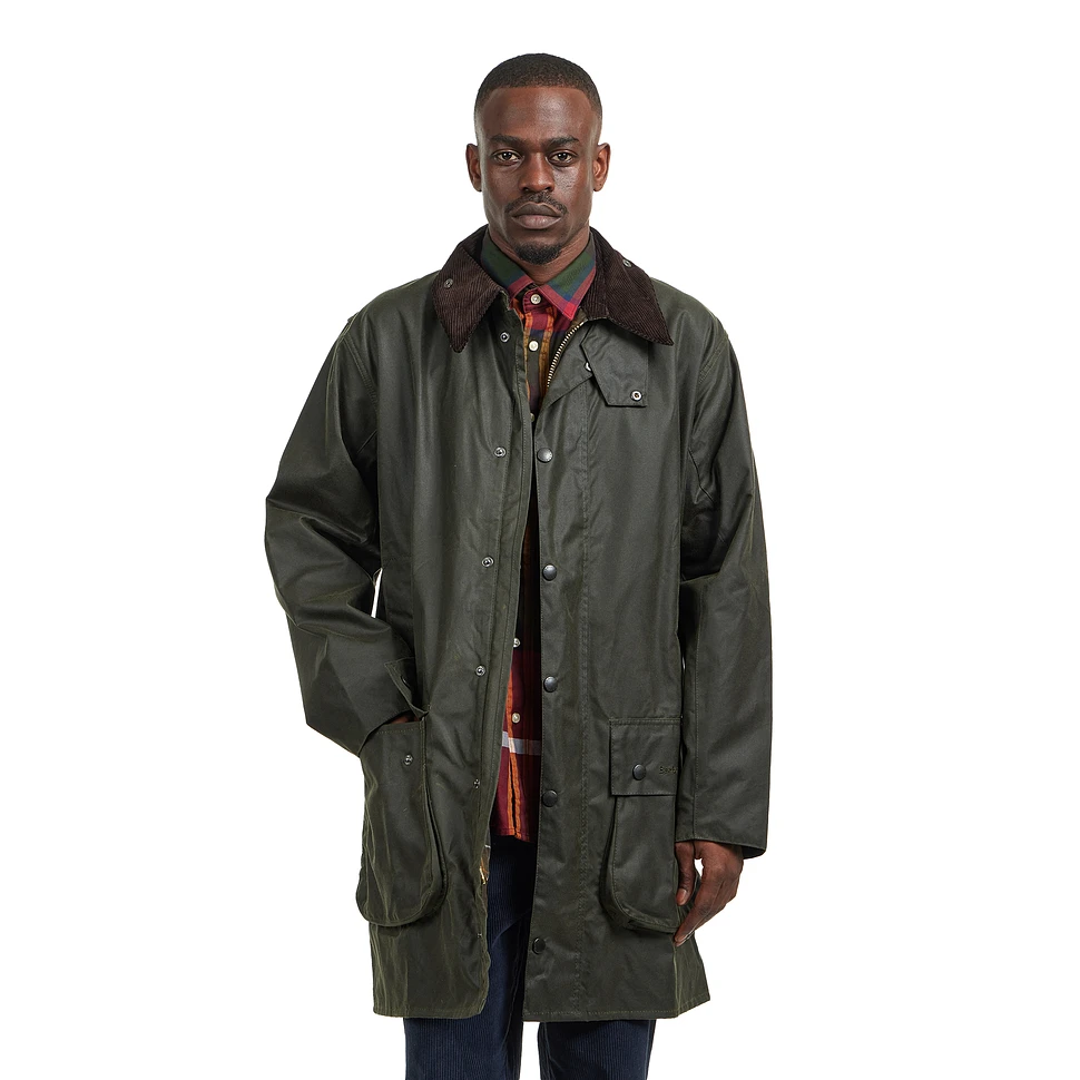 Barbour - Border Wax Jacket (Archive Olive) | HHV