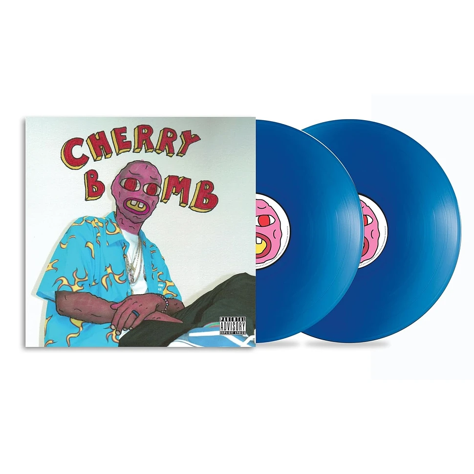 Tyler The Creator - Cherry Bomb Mask Cover Blue Vinyl Edition