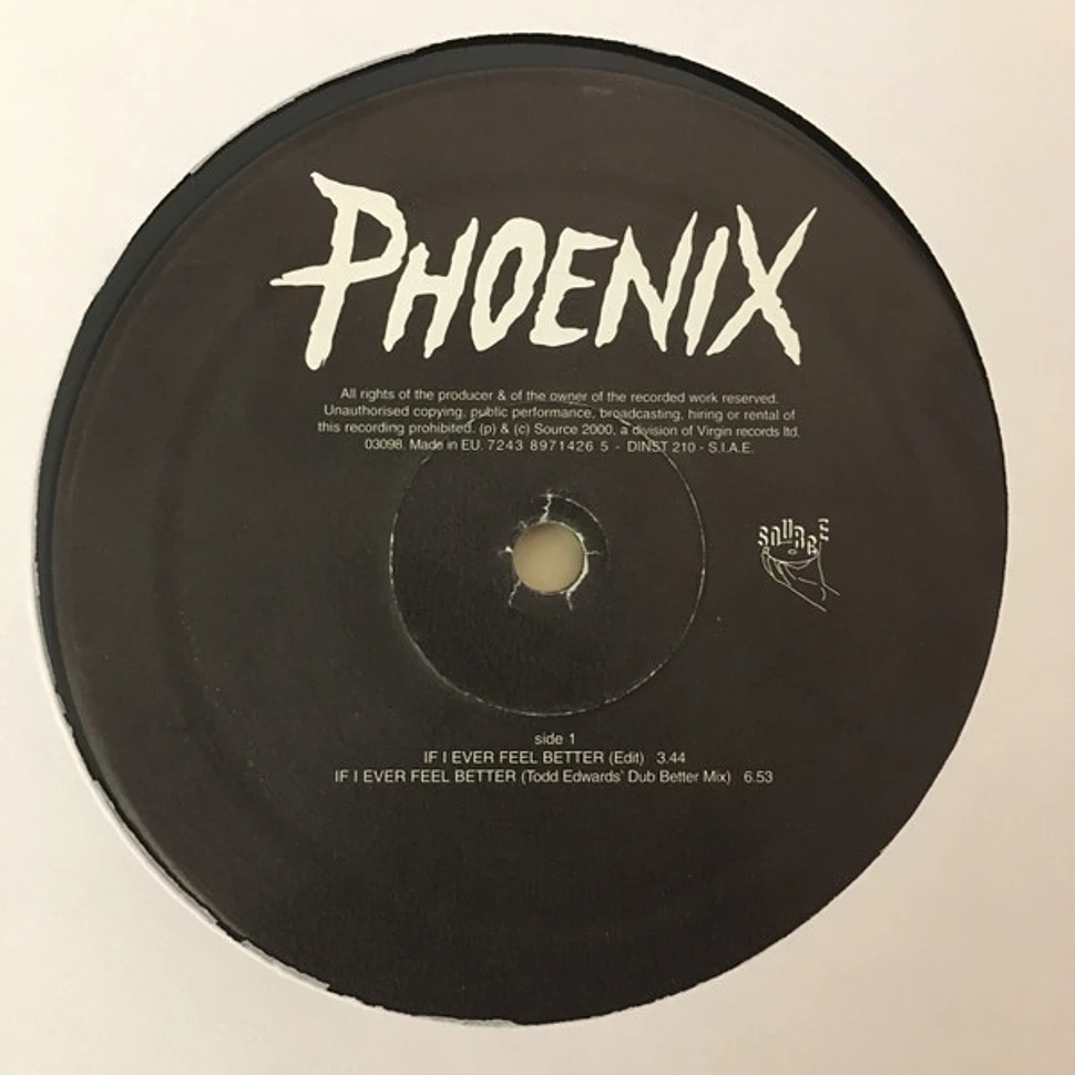 Phoenix - If I Ever Feel Better - Vinyl 12