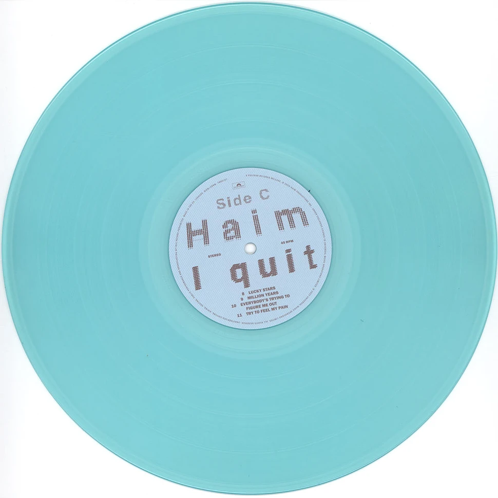 Haim - I Quit Light Blue Vinyl Edition